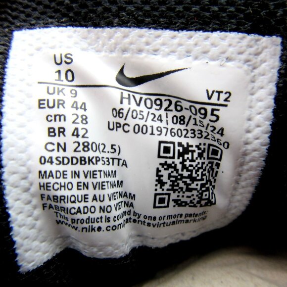 Nike Zoom Vomero 5 Athletic Shoes Mens Size 10 Red Black NEW - Picture 11 of 16